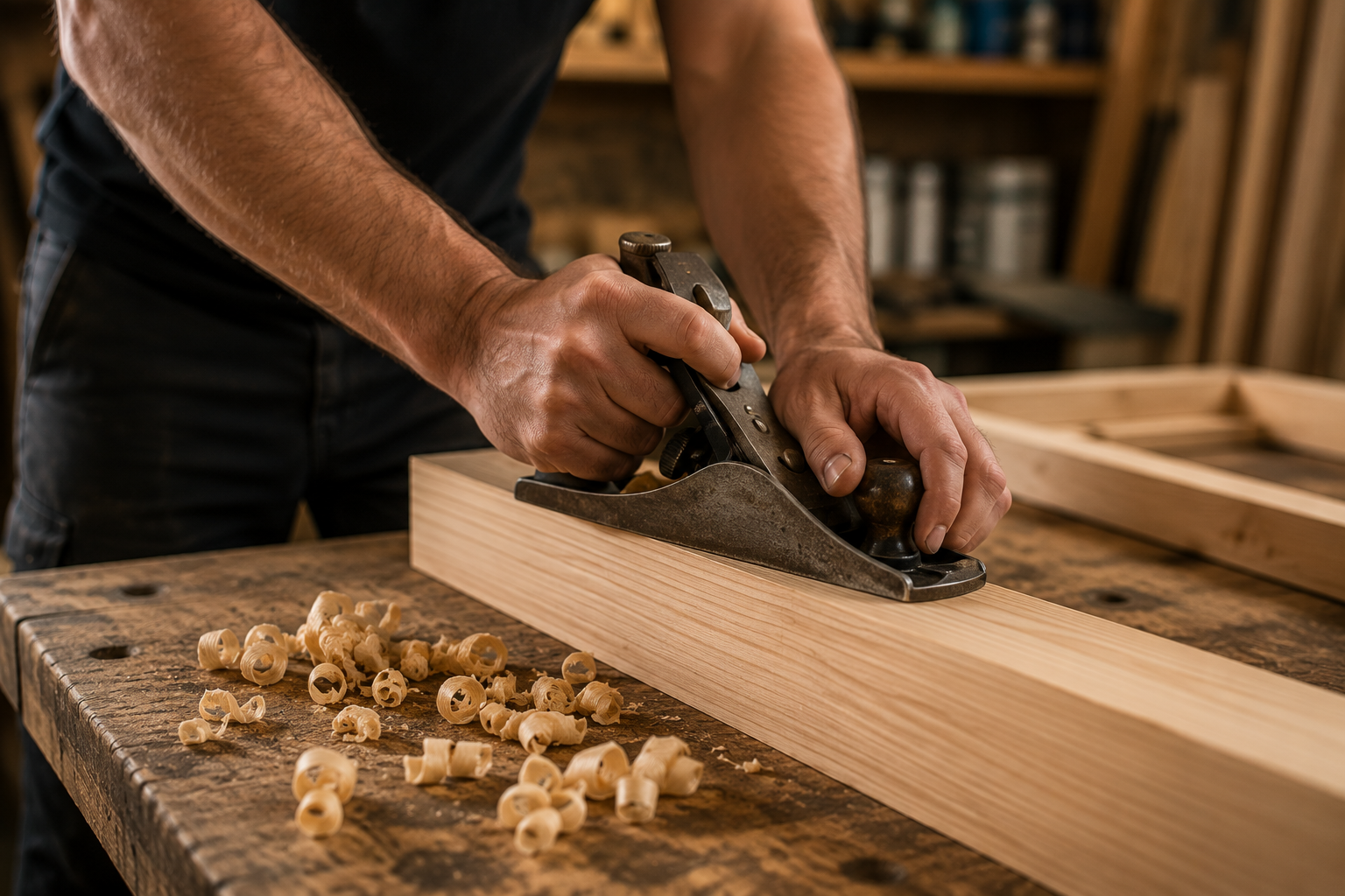 Joinery work and timber finishing