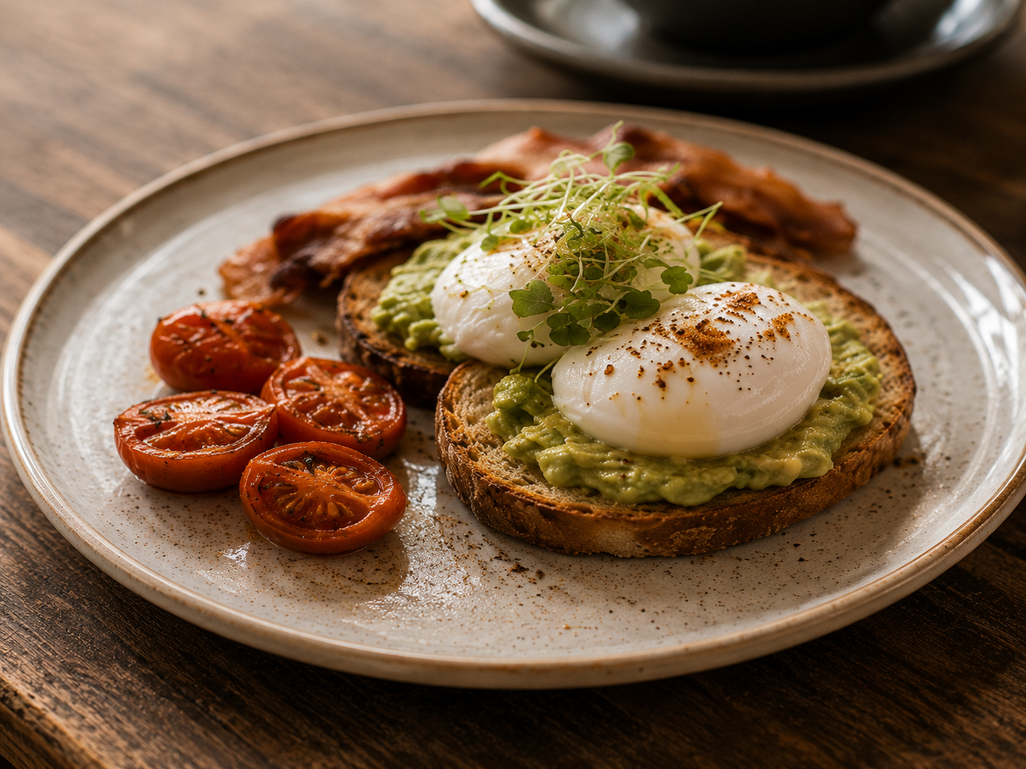 Brunch plate served at The Walled City Café